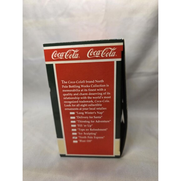 Collectible Vintage 1992 COCA COLA Bottling Works Collection Christmas Ornament - Picture 5 of 7